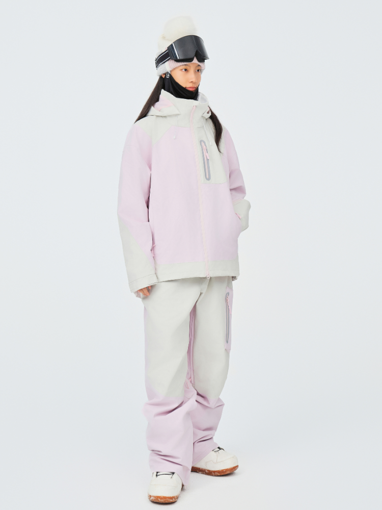 3L Pastel Colorblock Ski Pants - Unisex | NowInSnow