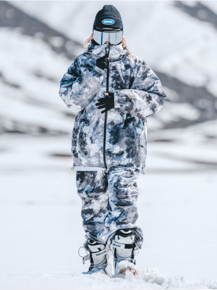 Retro Tie-Dye 15K Insulated Snow Suit – Unisex | Doorek