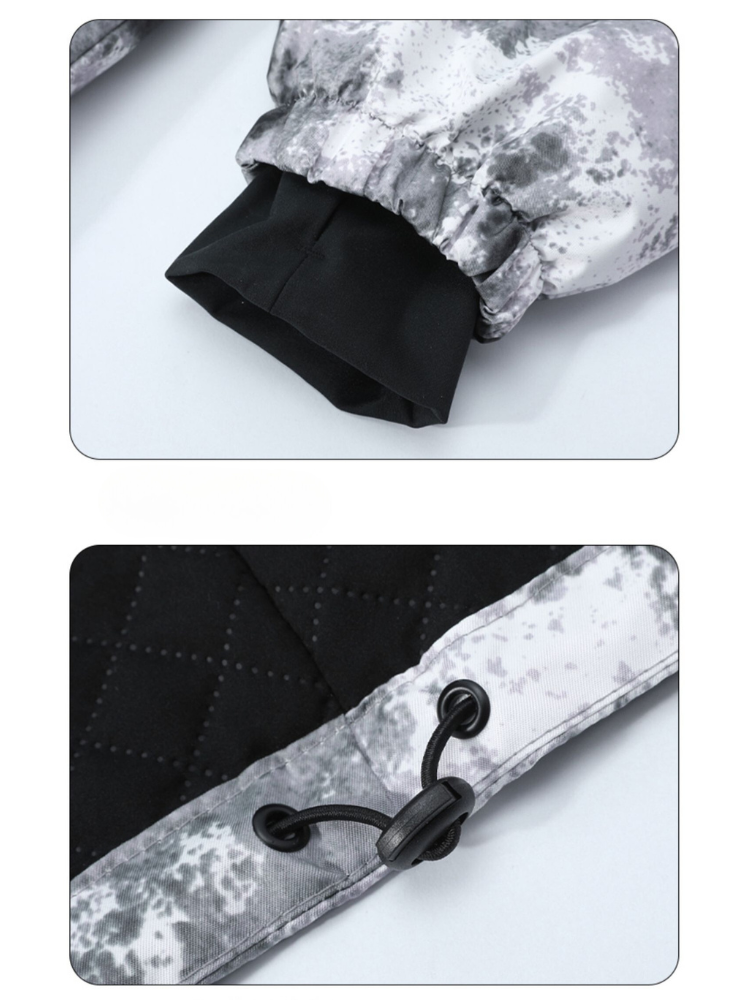 Retro Tie-Dye 15K Insulated Snow Suit – Unisex | Doorek