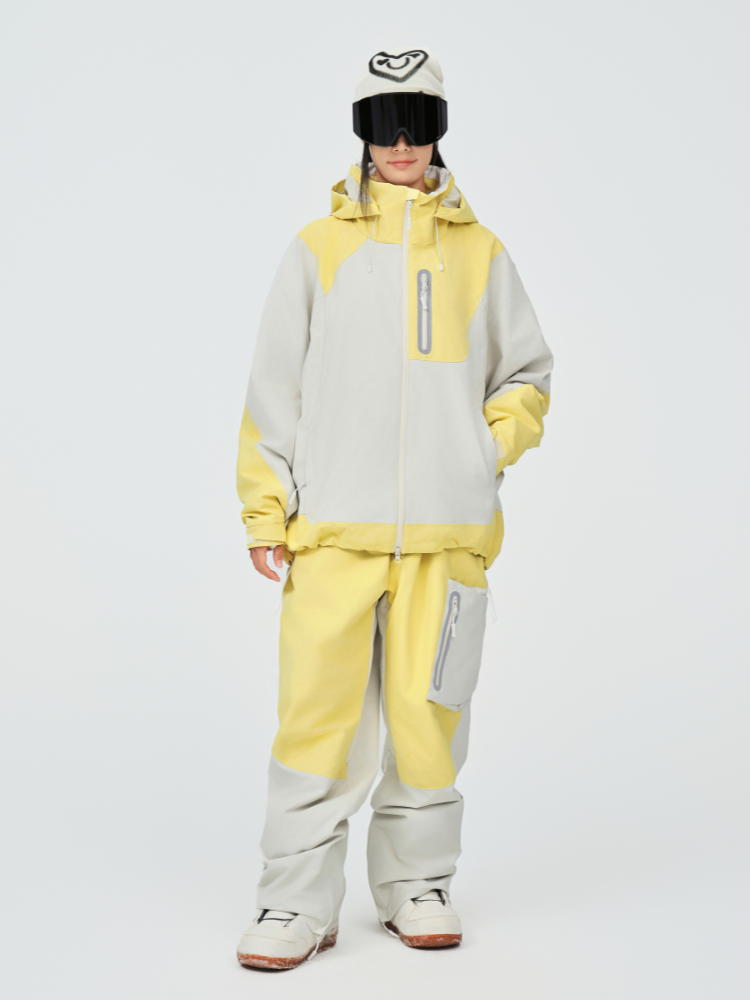 3L Pastel Colorblock Ski Pants - Unisex | NowInSnow