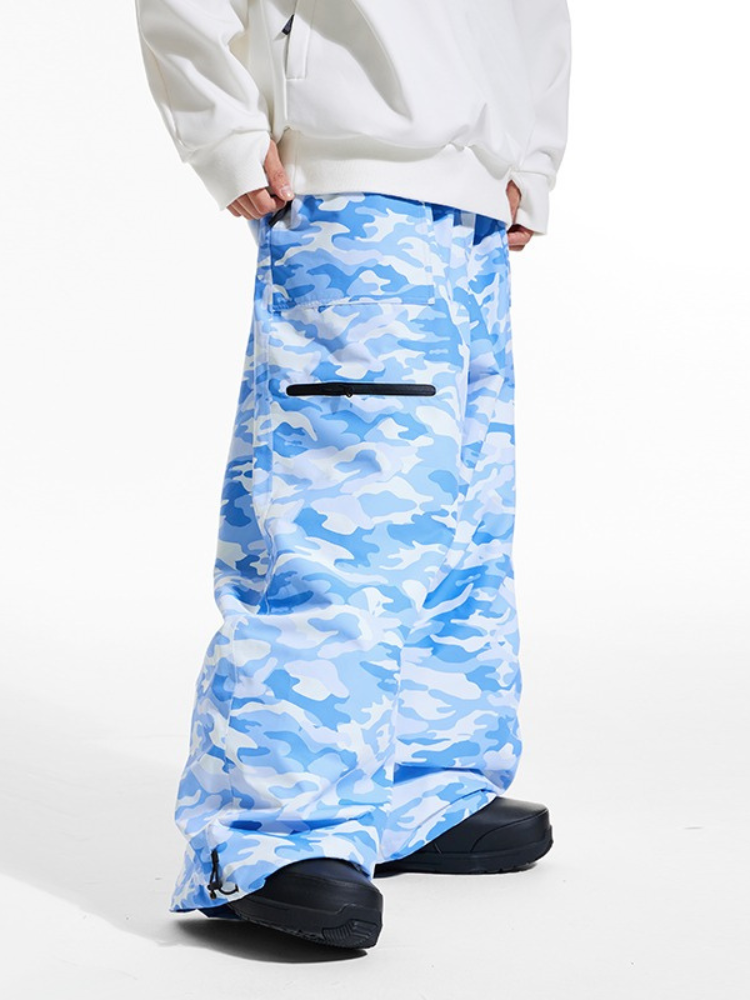 Molocoster Camouflage Baggy Snow Pants – Unisex