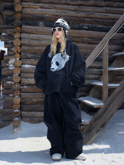 3L Fleece-Lined Baggy Snow Pants – Unisex | Hellystudio