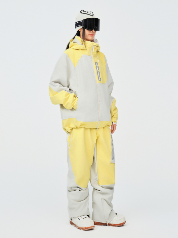 3L Pastel Colorblock Ski Pants - Unisex | NowInSnow