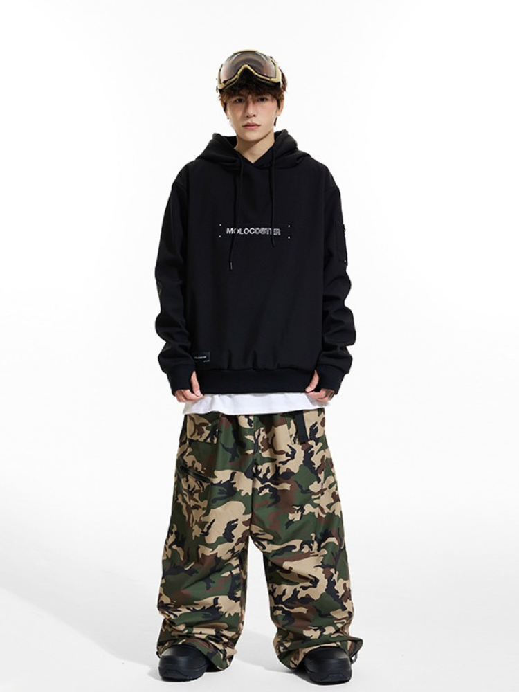 Molocoster Camouflage Baggy Snow Pants – Unisex