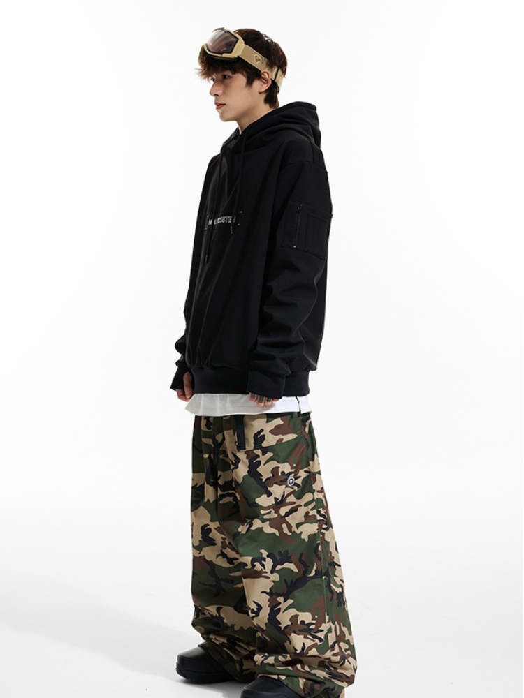 Molocoster Camouflage Baggy Snow Pants – Unisex