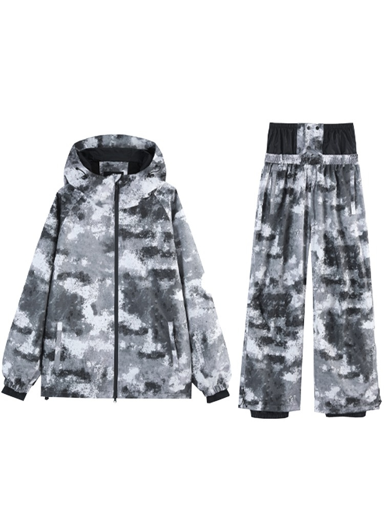 Retro Tie-Dye 15K Insulated Snow Suit – Unisex | Doorek