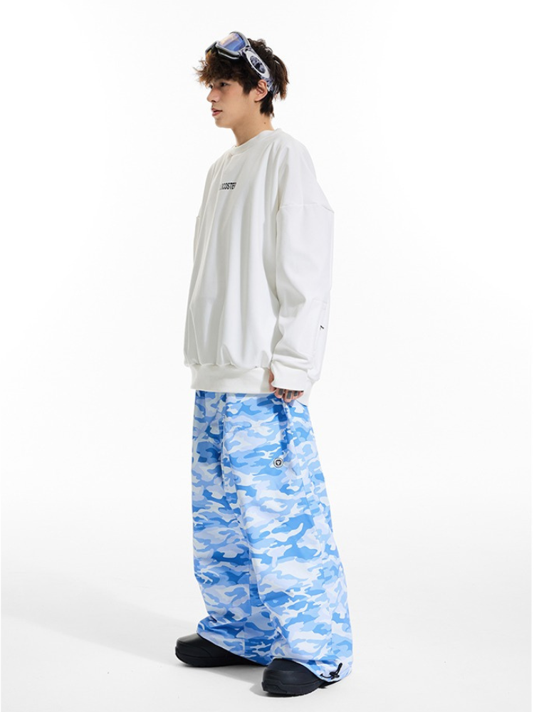 Molocoster Camouflage Baggy Snow Pants – Unisex