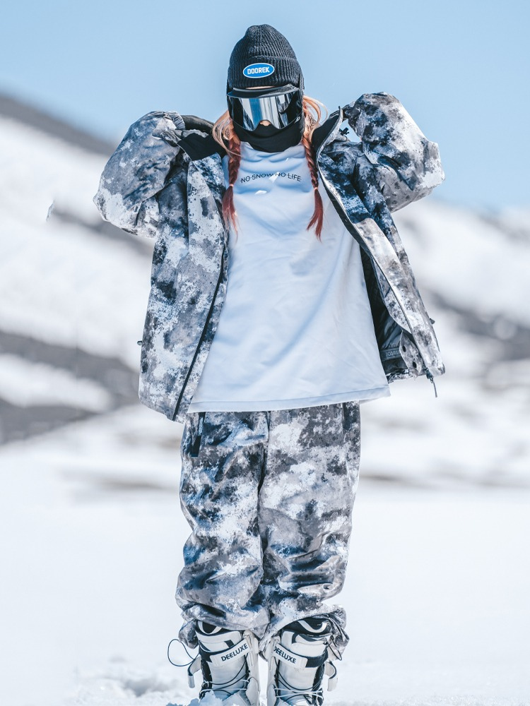 Retro Tie-Dye 15K Insulated Snow Suit – Unisex | Doorek