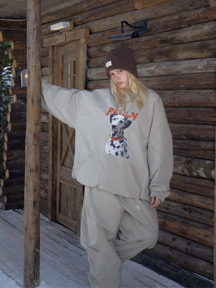 3L Fleece-Lined Baggy Snow Pants – Unisex | Hellystudio