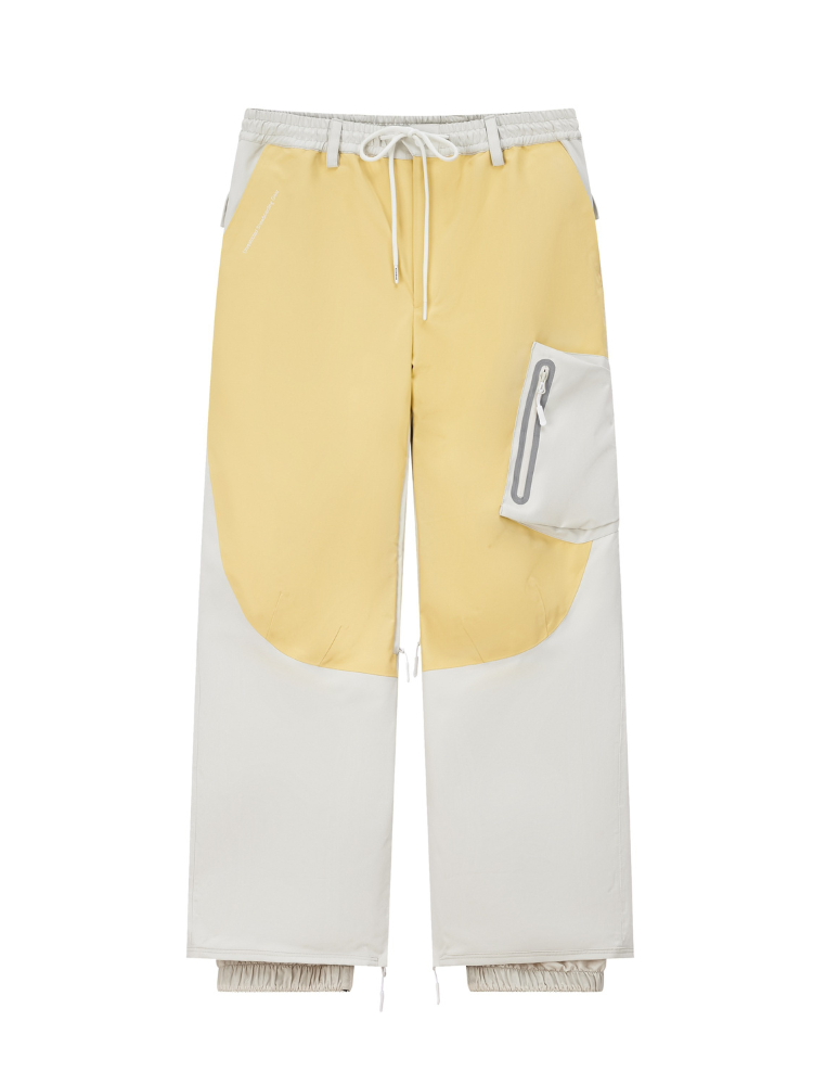 3L Pastel Colorblock Ski Pants - Unisex | NowInSnow