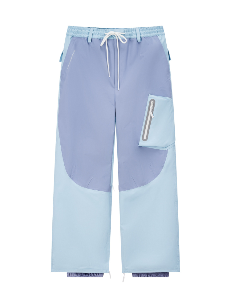 3L Pastel Colorblock Ski Pants - Unisex | NowInSnow