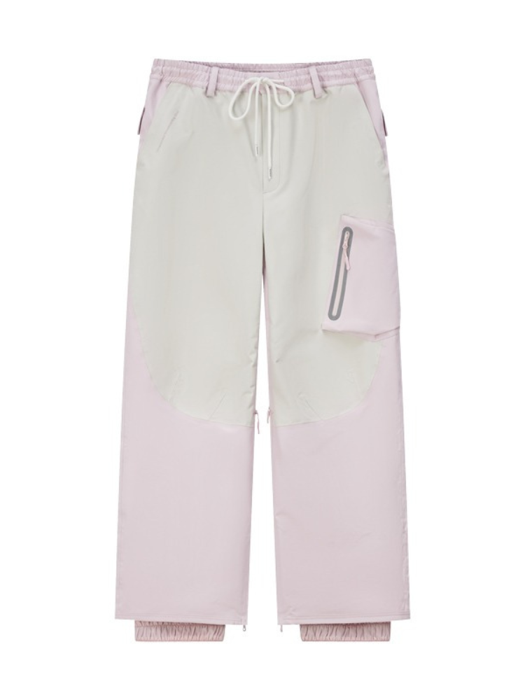 3L Pastel Colorblock Ski Pants - Unisex | NowInSnow