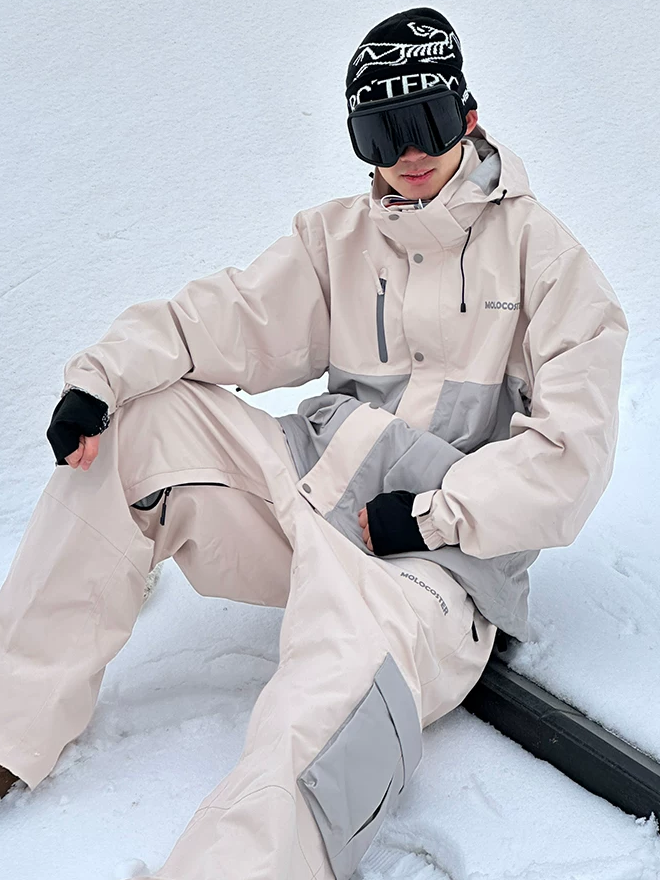 3L Candy Patchwork Insulated Ski Suit – Unisex | Molocoster