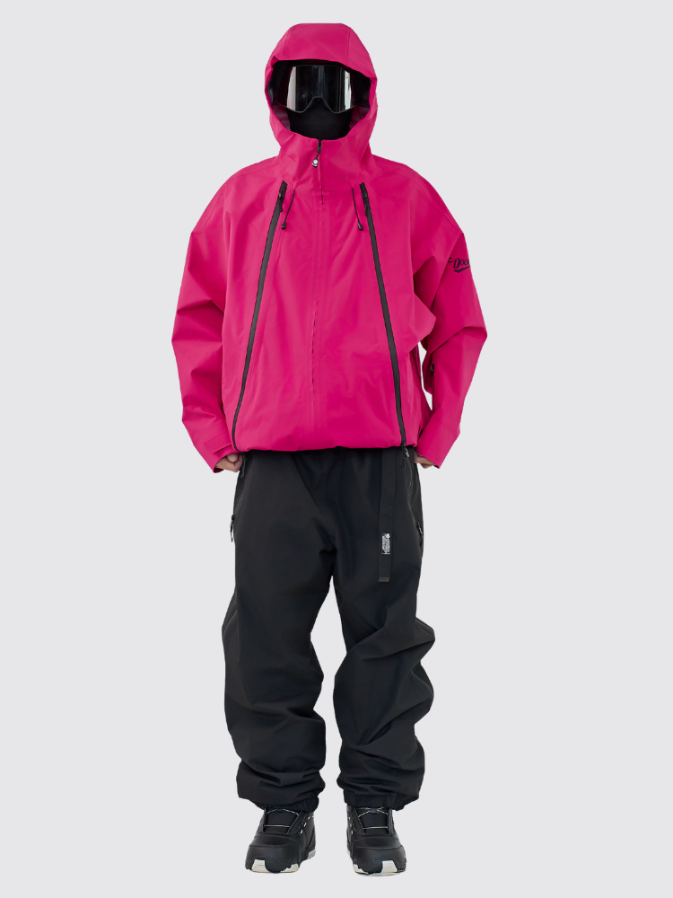 GlideFlow Baggy Shell Ski Jacket – Unisex | Doorek