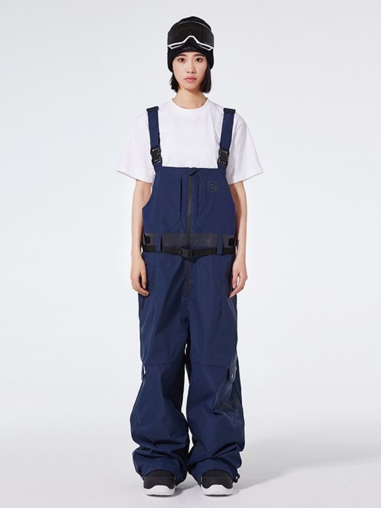 ARCTIC QUEEN Chic Baggy Ski Bibs - Unisex