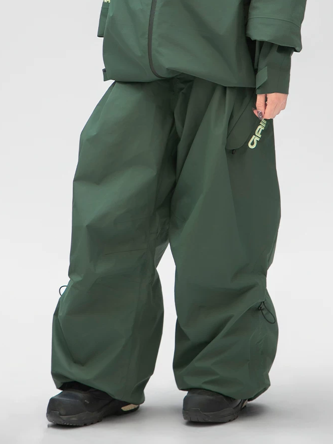 3L XT3N Baggy Shell Snow Bib Pants – Unisex | GAINAX