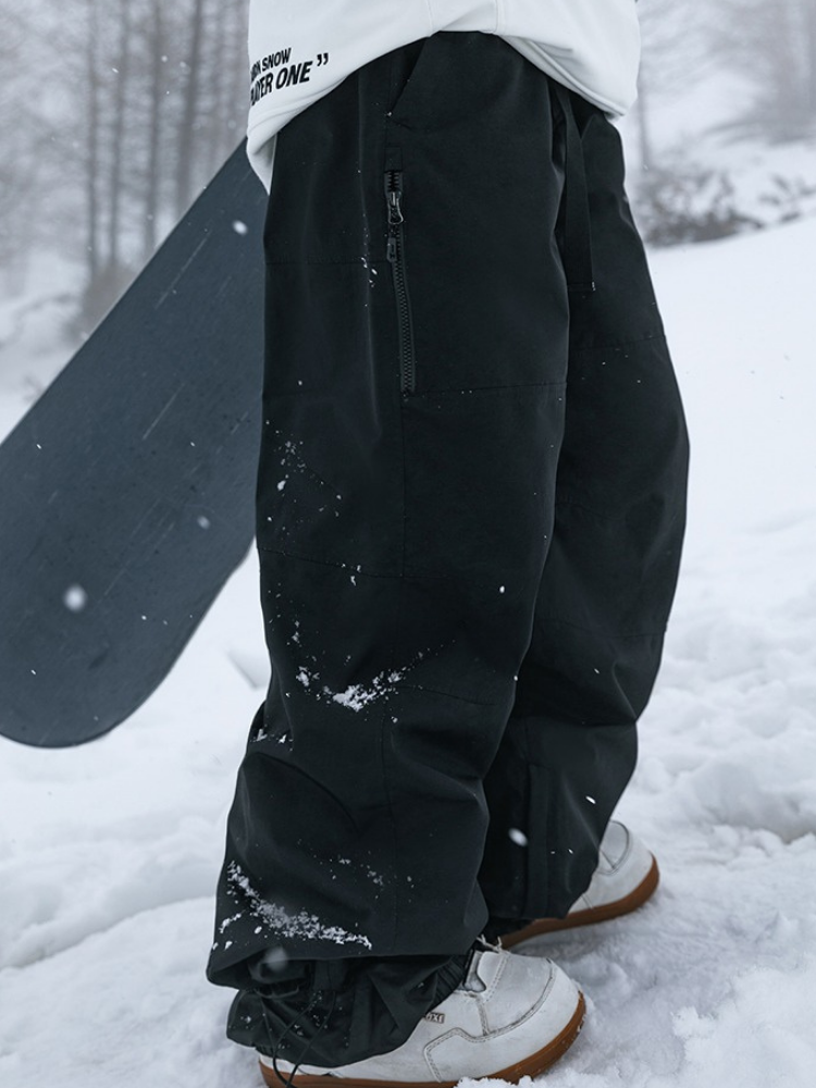 ReflectRide Loose Fit Snow Pants – Unisex | NANDN