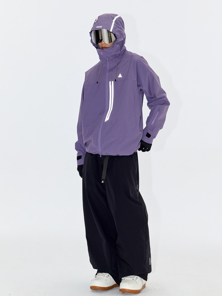 3L RECCO 21K Waterproof Ski Shell Jacket – Unisex | NANEND