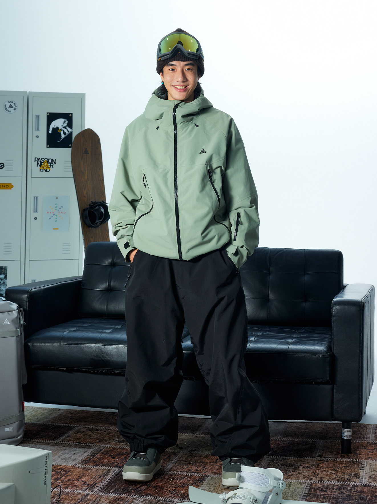 3L Mirage Fleece-Lined Baggy Ski Pants – Unisex| NANEND