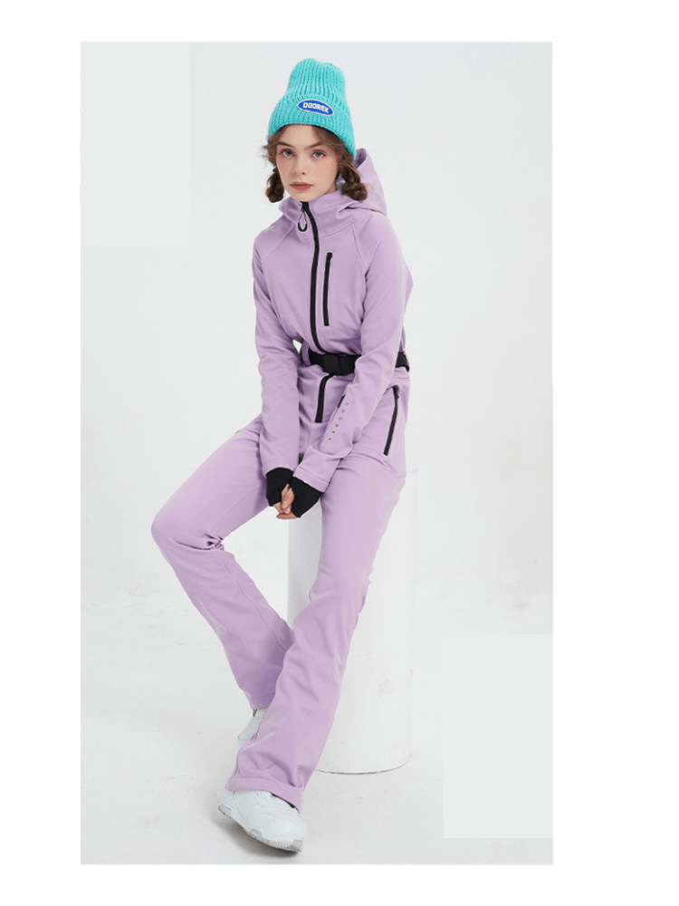 Slim Fit Ski Jumpsuit - Women's | Doorek