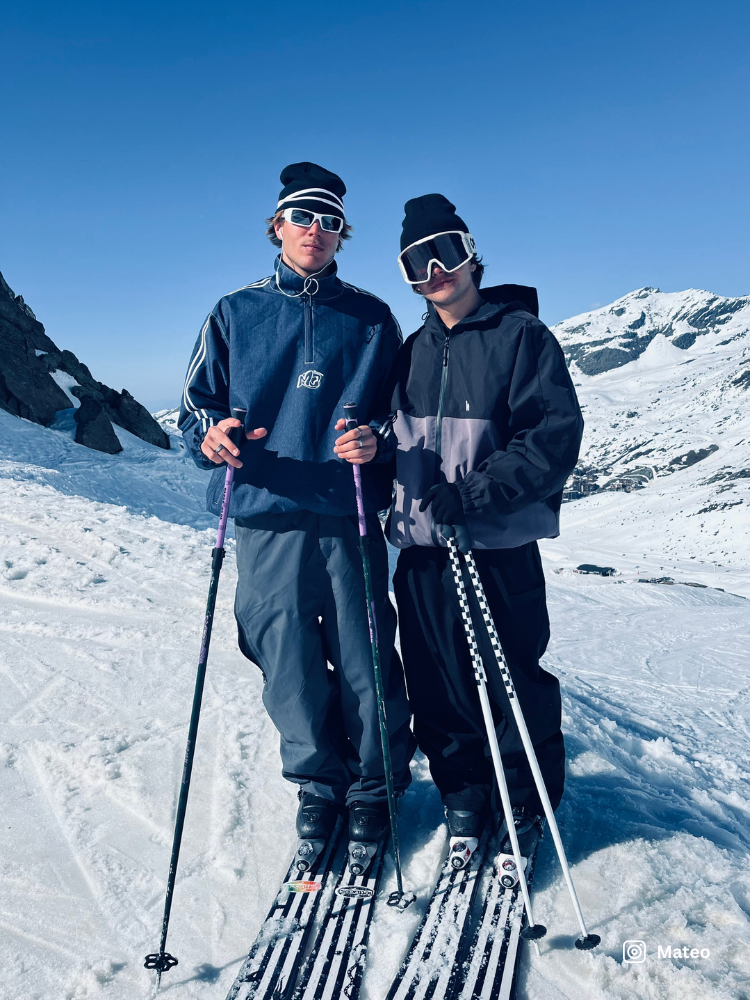 Molocoster Loose Fit Denim Ski Pullover – Unisex