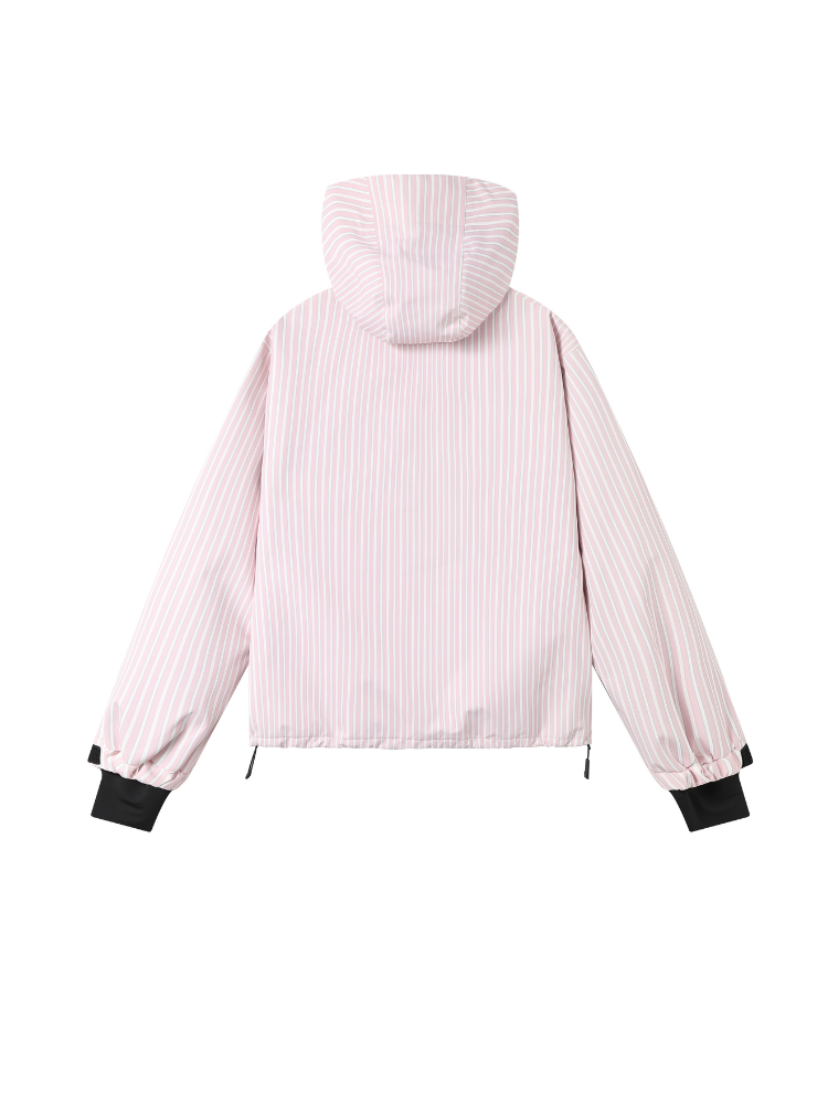 3L Striped Fleece Pullover Snow Jacket - Unisex | Molocoster