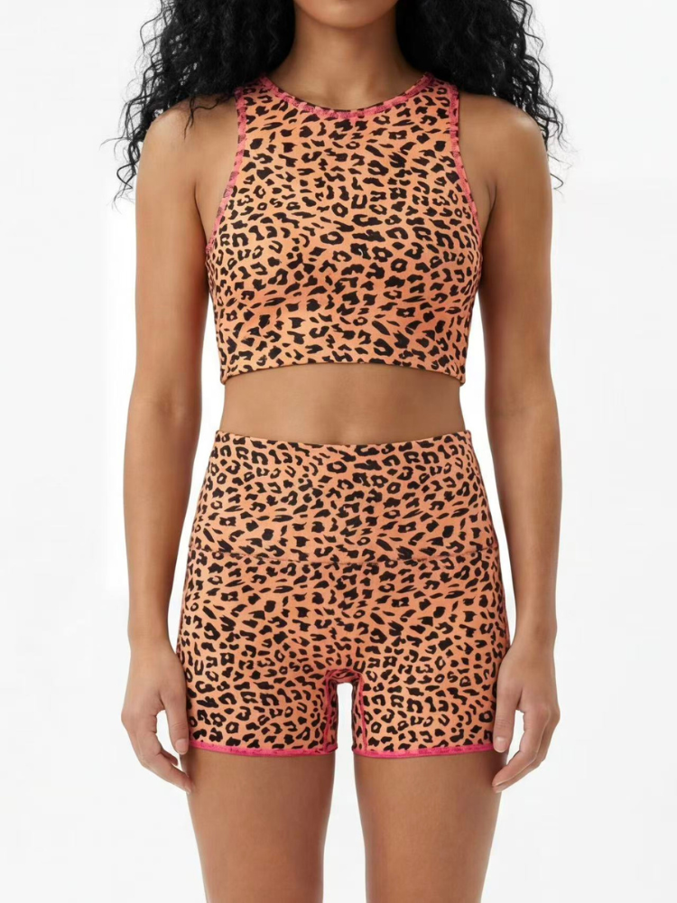 Leopard Print 3-Piece Tankini Set - Women's | ChillHang