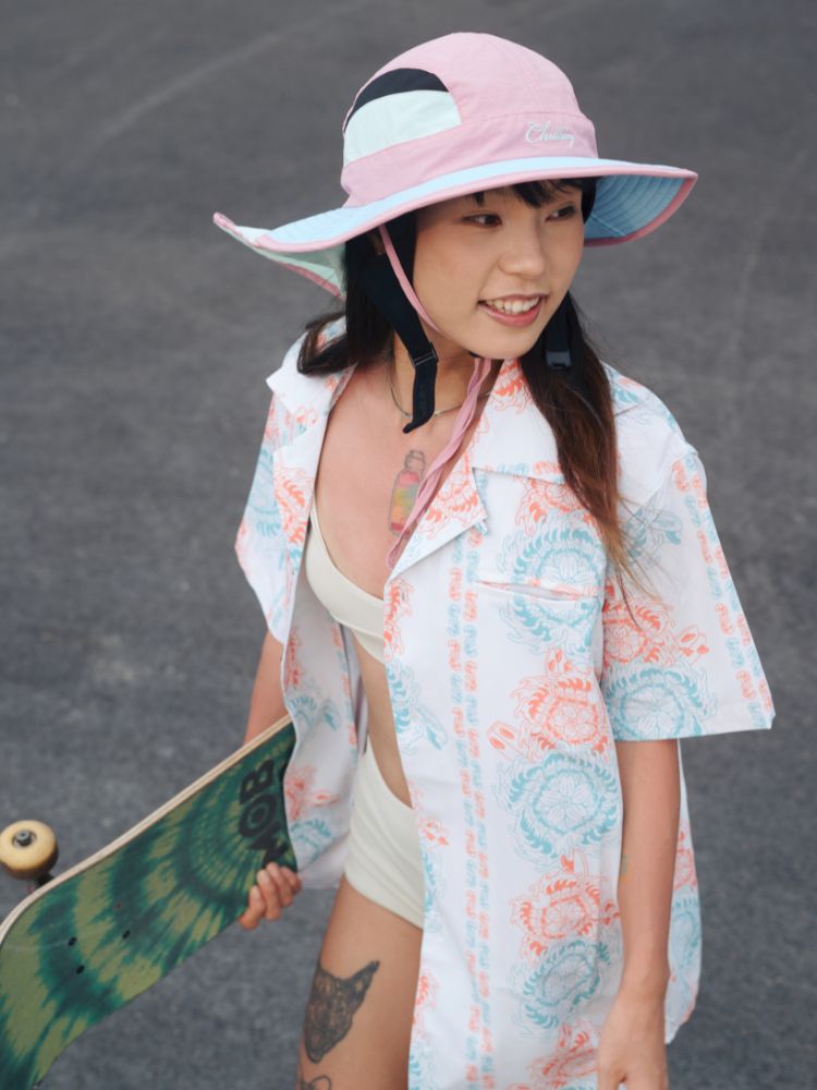 Wide Brim Convertible Surf Sun Hat with Neck Cover – Unisex | ChillHang