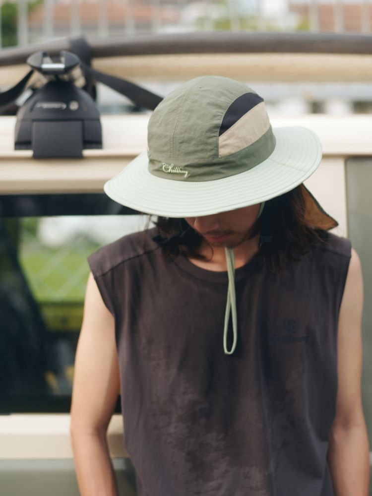 Wide Brim Convertible Surf Sun Hat with Neck Cover – Unisex | ChillHang