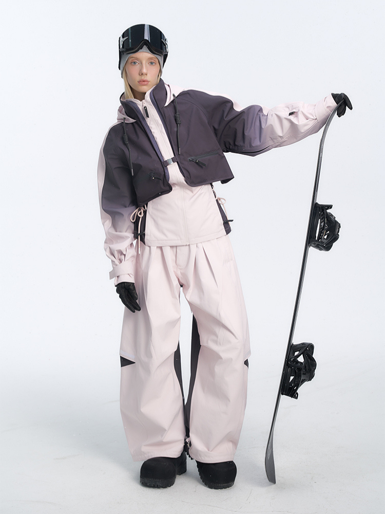 Ballet Bound Pink Baggy Ski Pants - Women's| BCG