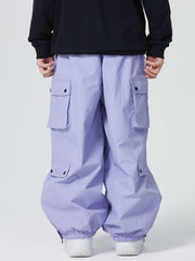 3L Monochrome Baggy Cargo Pants - Men's | Searipe