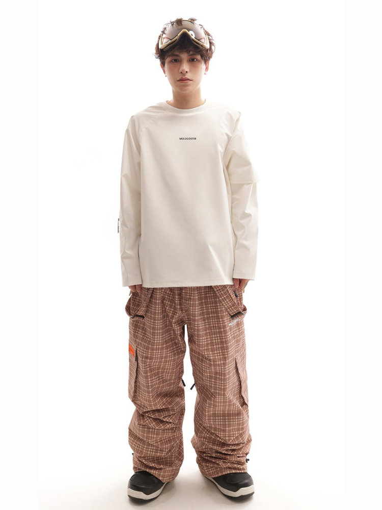 Molocoster Checkered Insulated Snow Pants – Unisex