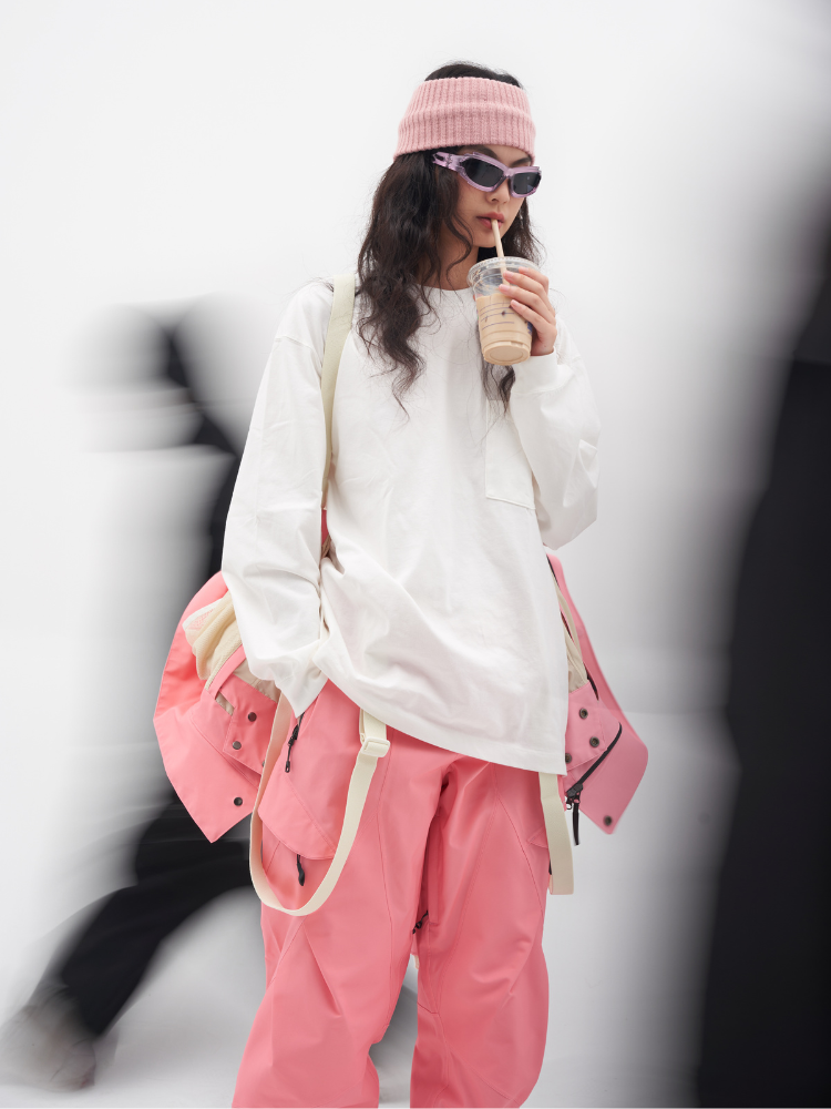 LITAN Gradient Color Mountain Snow Jacket - Women's