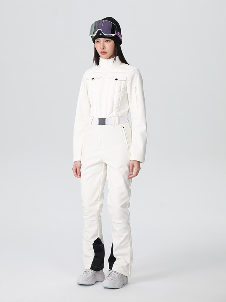 Luxe Insulated Slim-Fit Ski Jumpsuit - Women's | Searipe