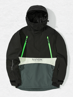 Insulated Colorblock Hooded Ski Jacket - Women's | NANDN