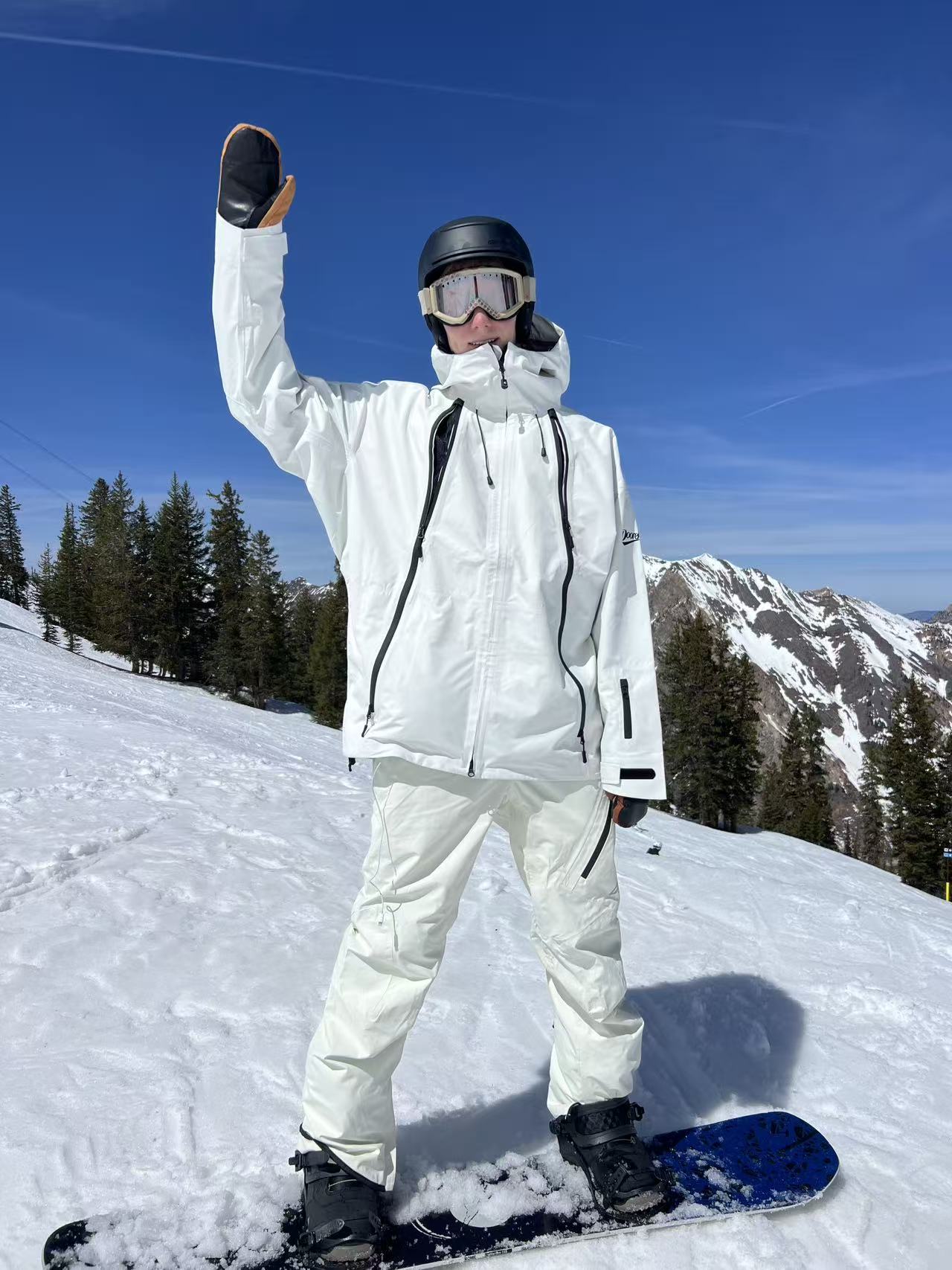 Diagonal Zipper Snow Pants - Men's | Searipe