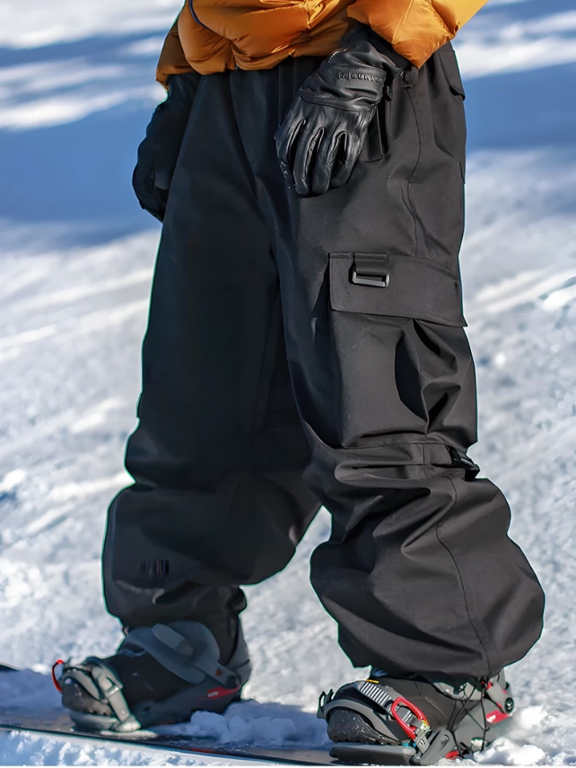 3L Waterproof Baggy Cargo Snow Pants – Unisex | Doorek
