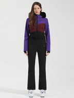 Violet Edge Slim Ski One-Piece – Women's | Gsou Snow