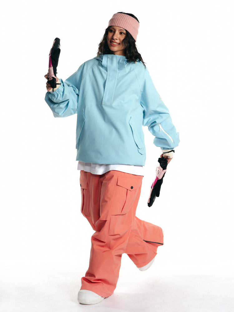 Coral Pink 20K/25K 2-Layer Cargo Snow Pants - Women's | LITAN