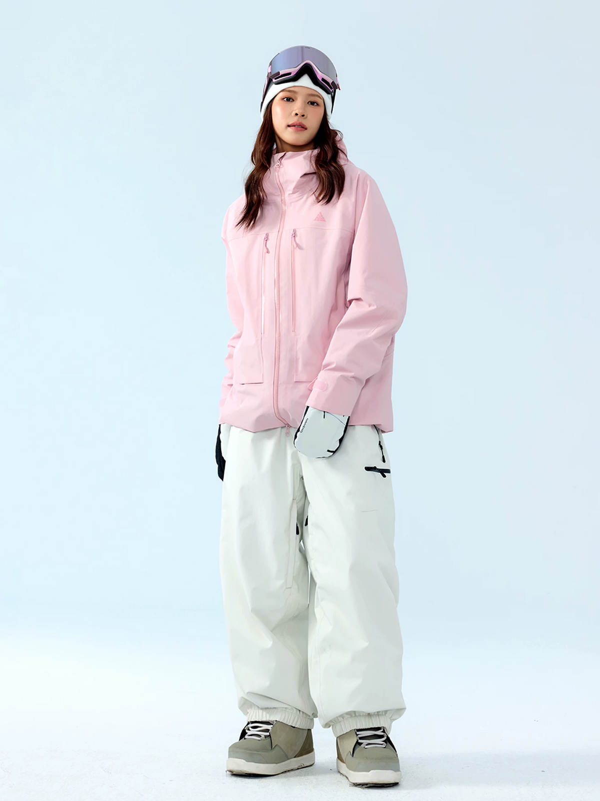 3L RECCO Fleece-Lined Baggy Ski Pants – Unisex | NANEND