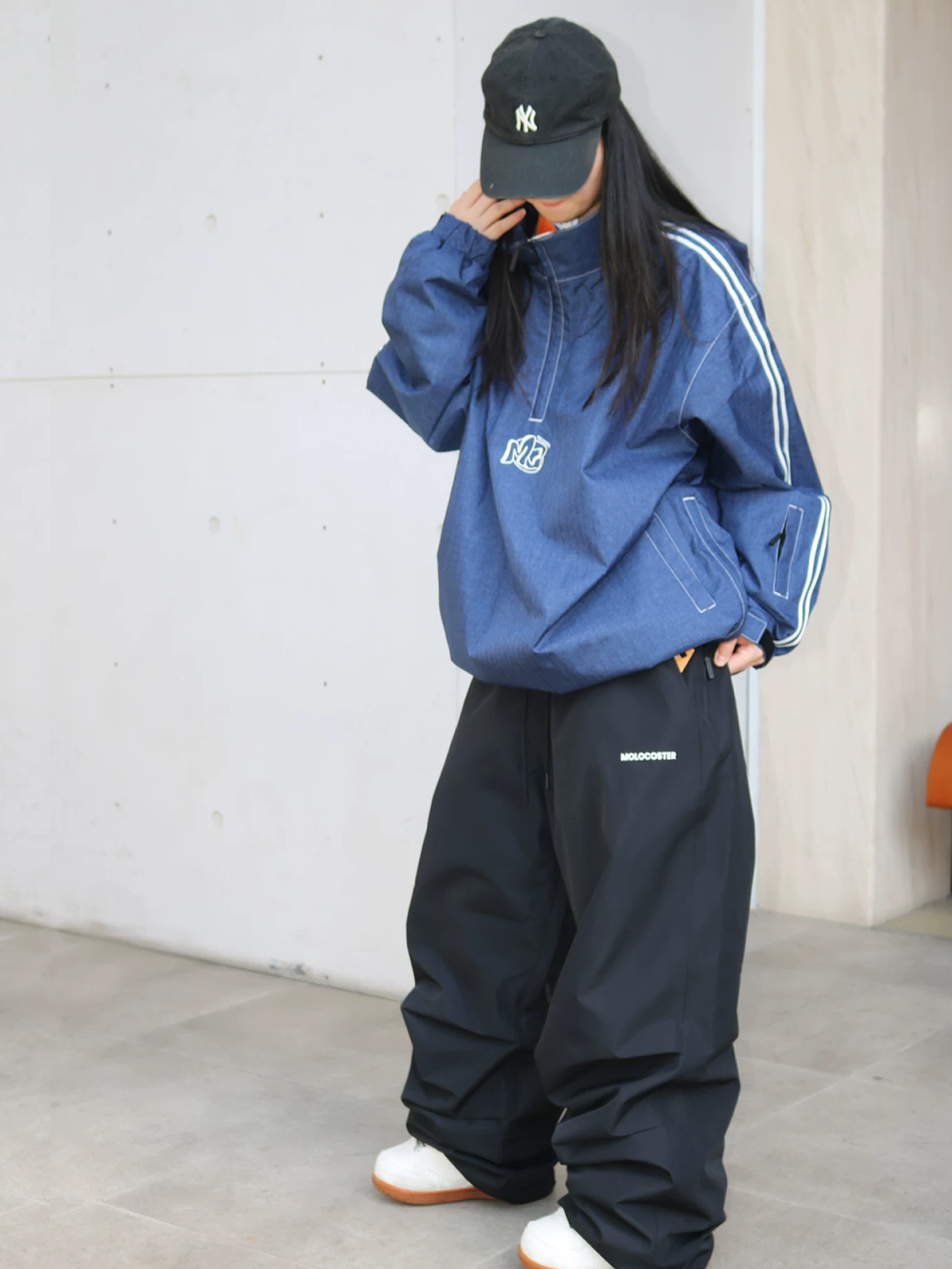 3L Fleece-Lined Baggy Snow Pants – Unisex | Molocoster