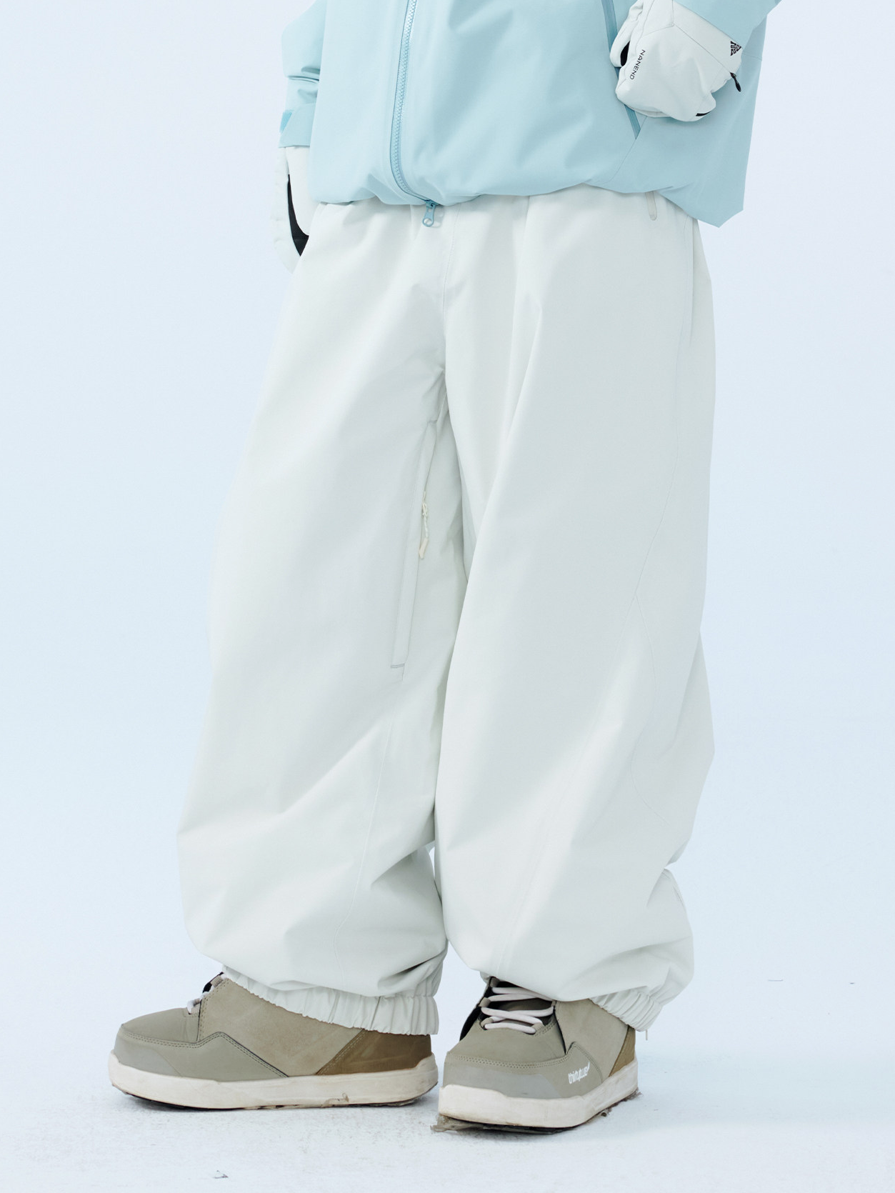 3L Mirage Fleece-Lined Baggy Ski Pants – Unisex| NANEND