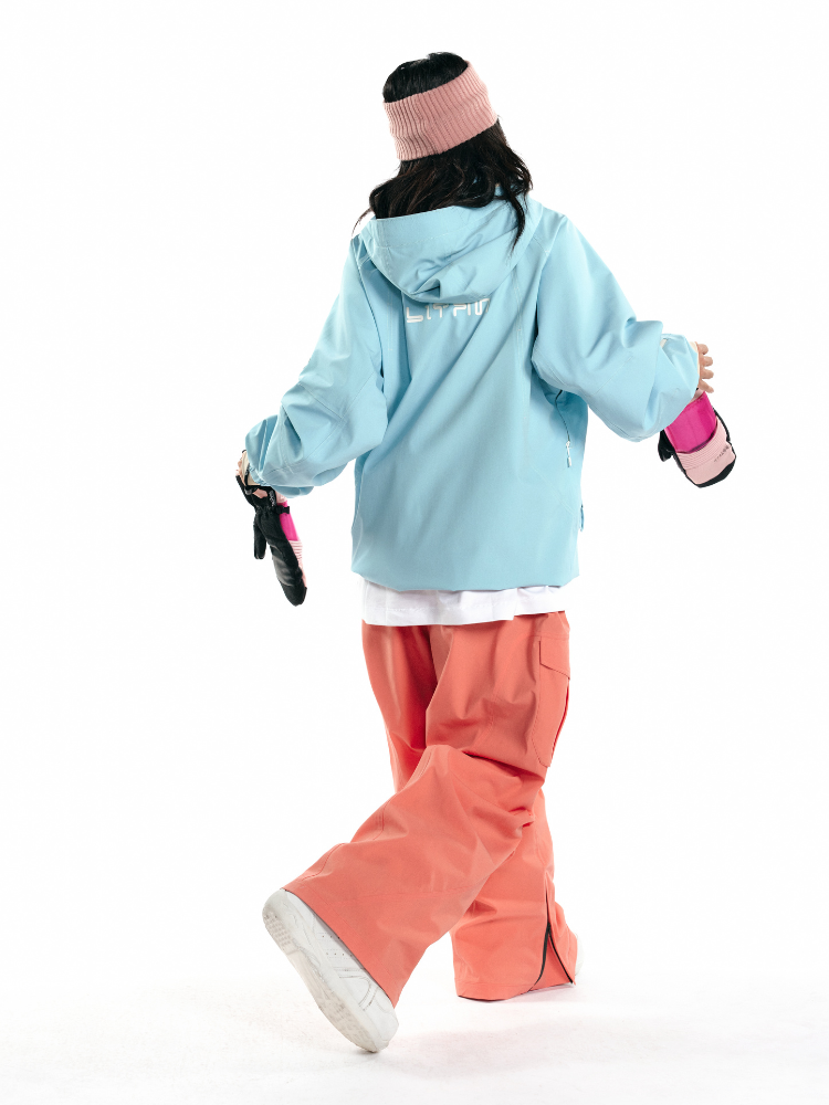 Coral Pink 20K/25K 2-Layer Cargo Snow Pants - Women's | LITAN