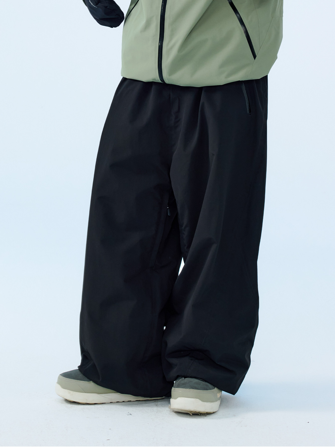 3L Mirage Fleece-Lined Baggy Ski Pants – Unisex| NANEND