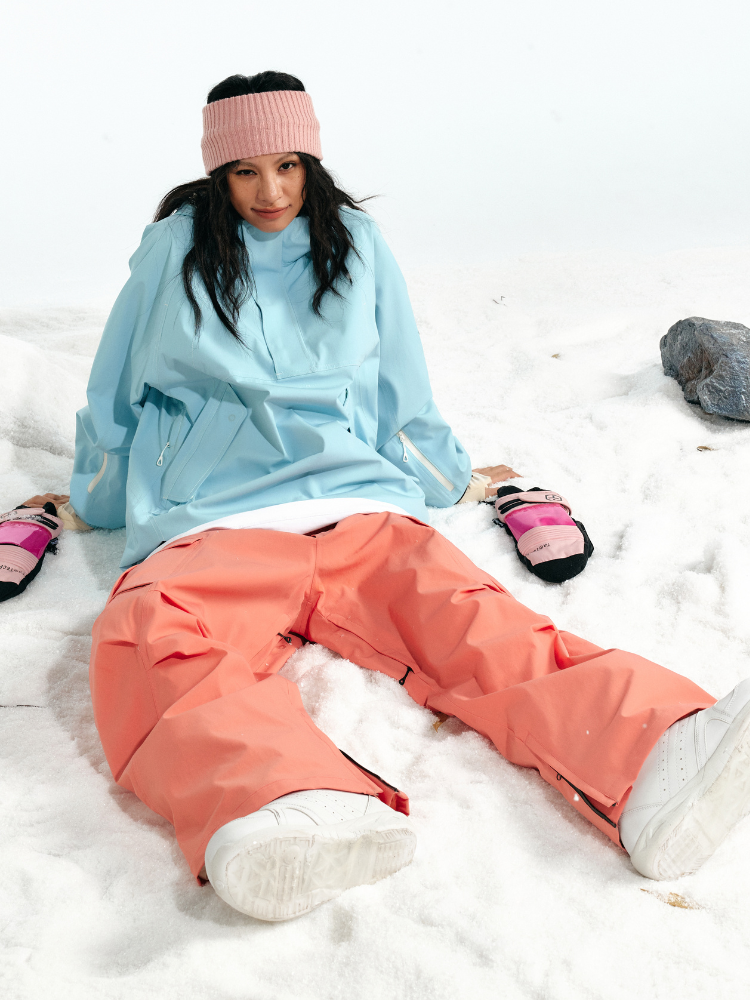 Coral Pink 20K/25K 2-Layer Cargo Snow Pants - Women's | LITAN