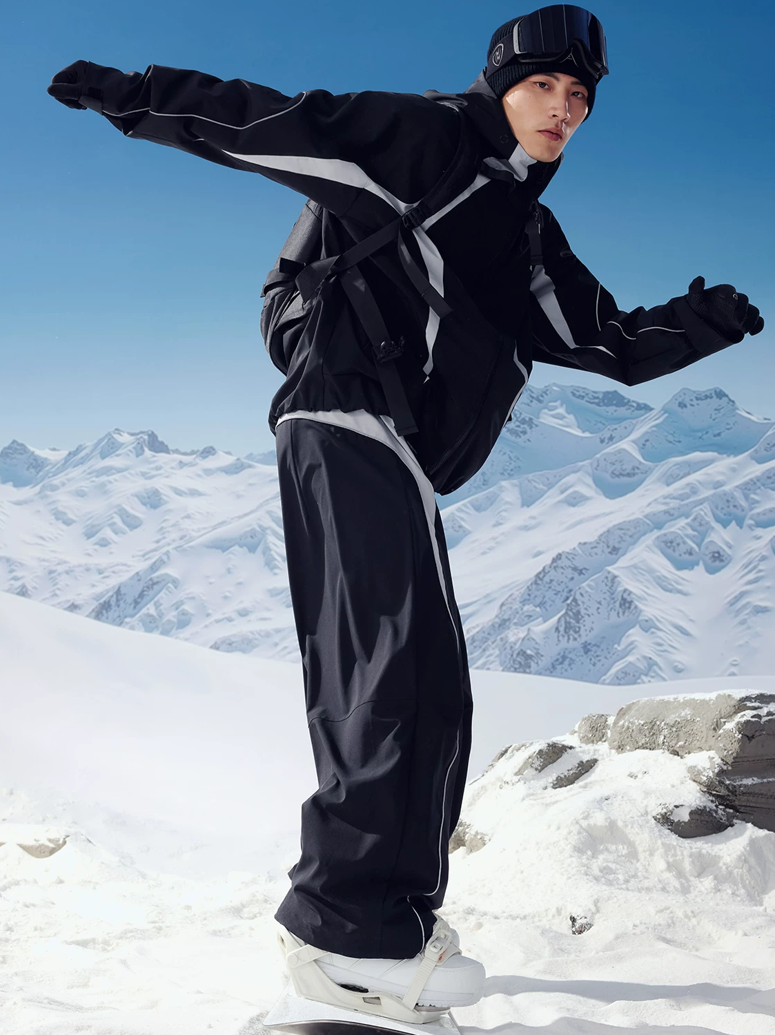 Pulse 3L Insulated Baggy Ski Pants – Unisex | High Experience