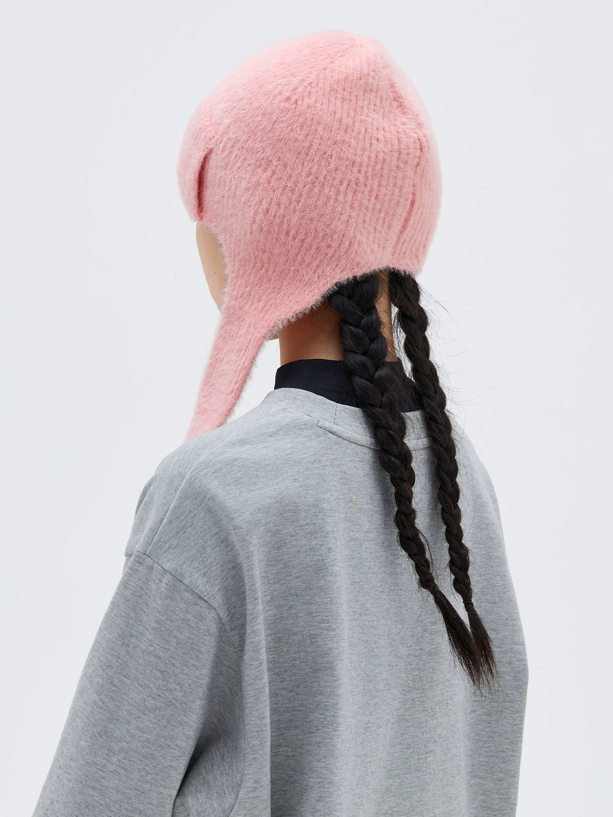 Fuzzy Long Earflap Knit Beanie – Unisex | GAINAX