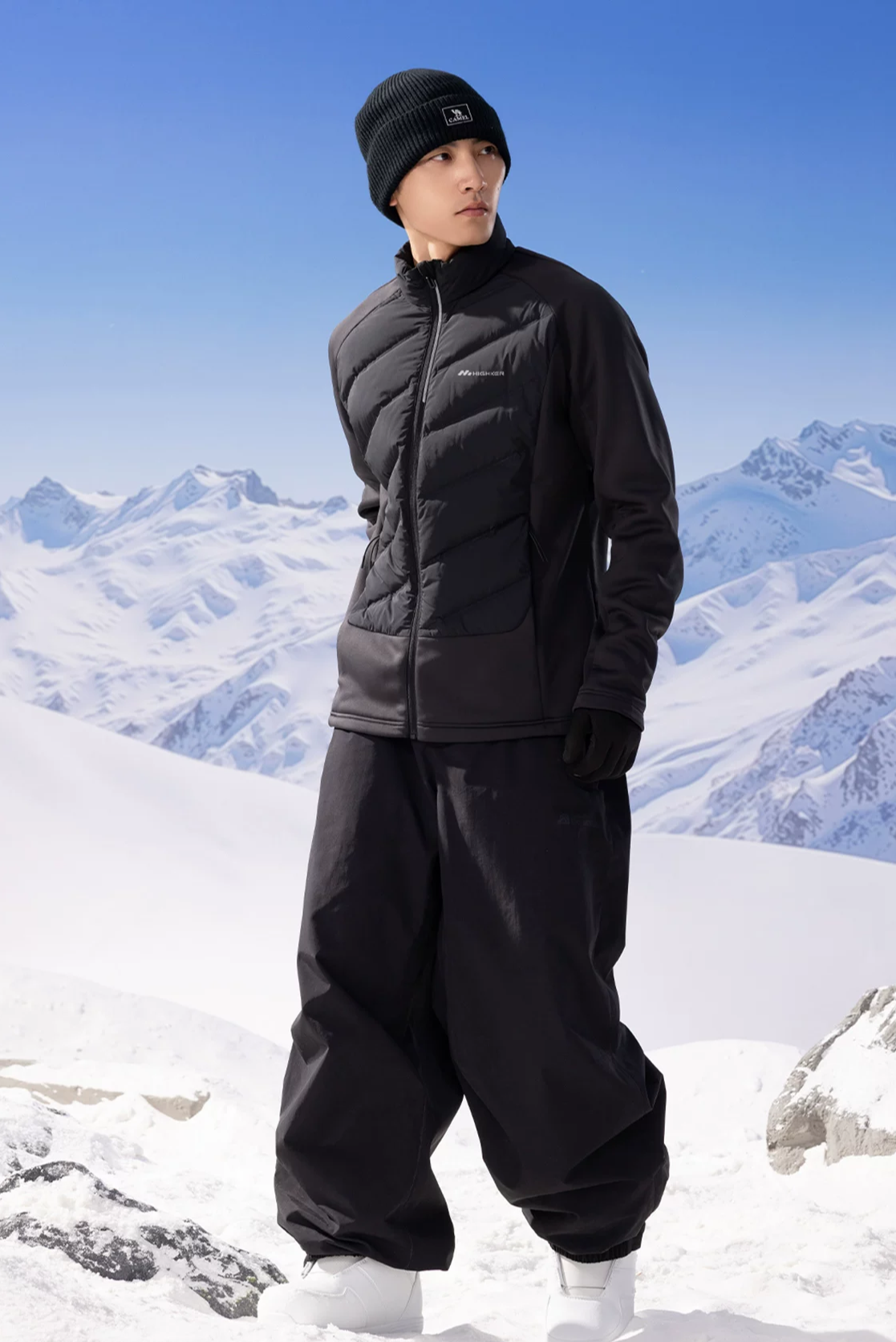 90% White Duck Down Hybrid Ski Mid Layer – Men's | High Experience