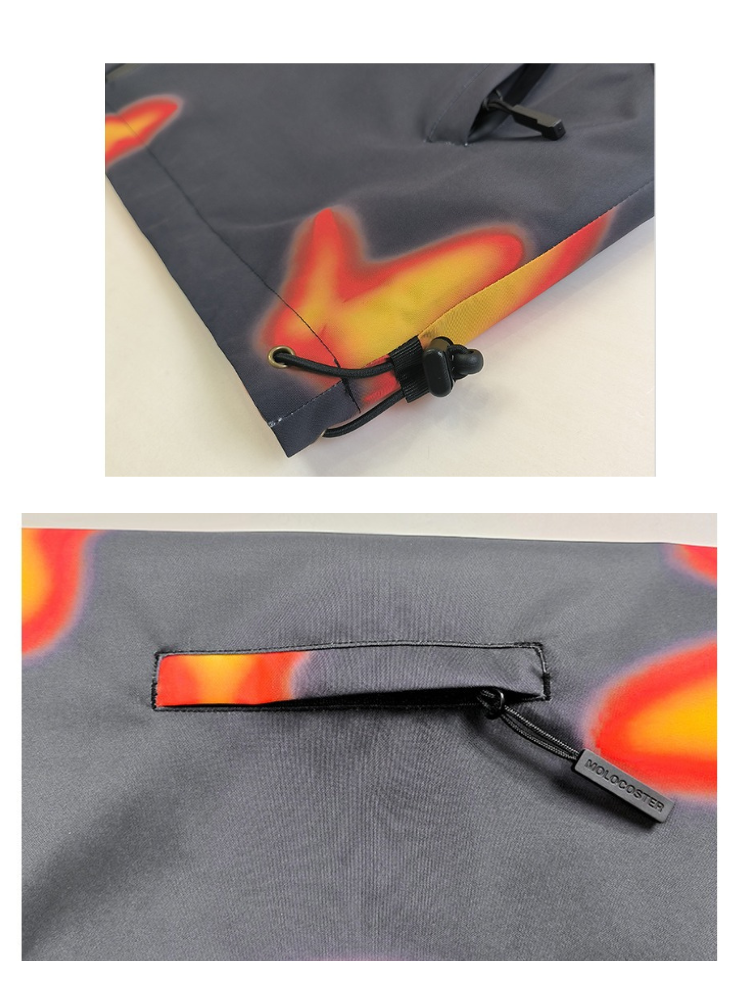 Molocoster Flame Butterfly All-Mountain Snow Pants - Unisex
