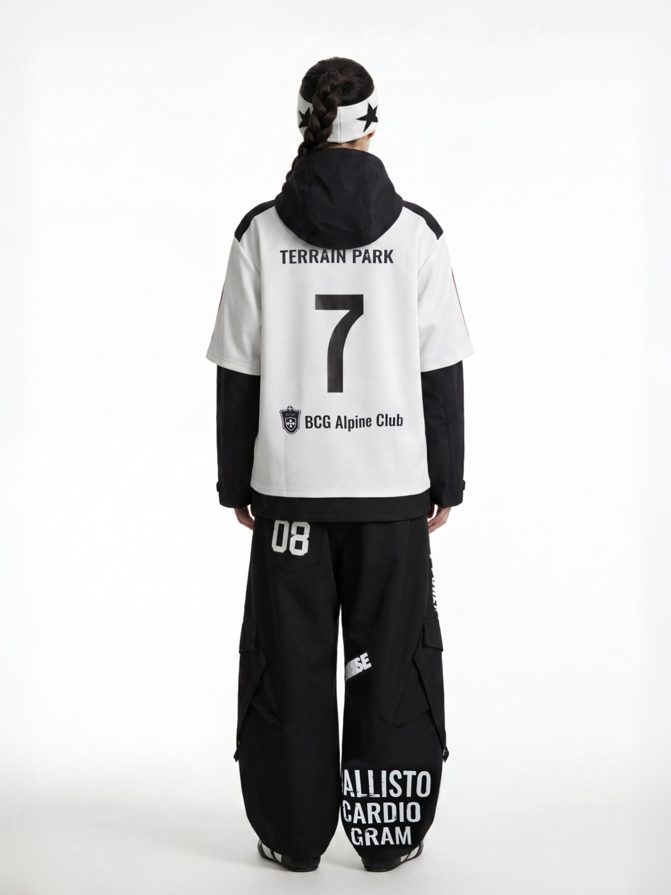 No.7 Street Goal Oversized Snow Hoodie – Unisex | BCG